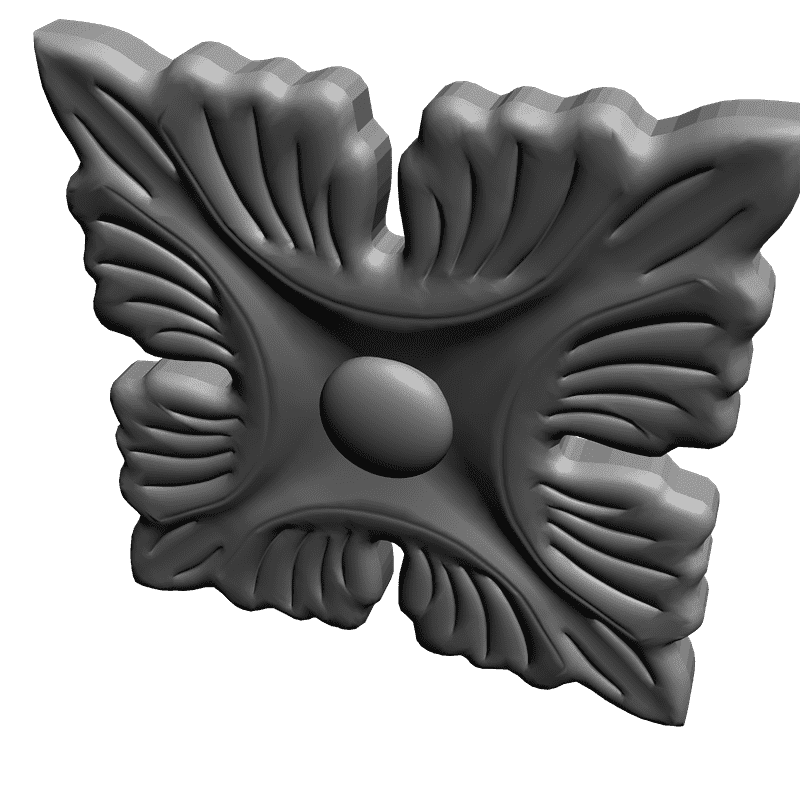 картинка Розетка декоративная D16-246 3D-STL.COM