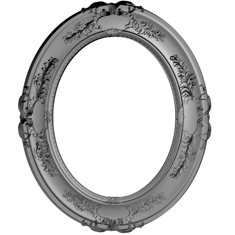 картинка Овальное зеркало D14-373 3D-STL.COM