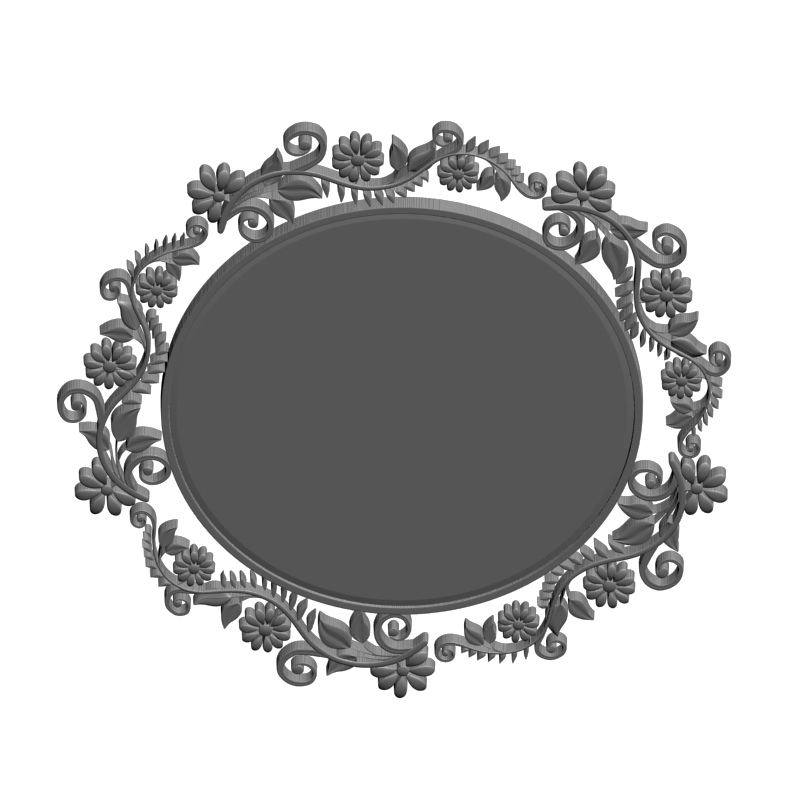 картинка Рамка резная D14-615 3D-STL.COM
