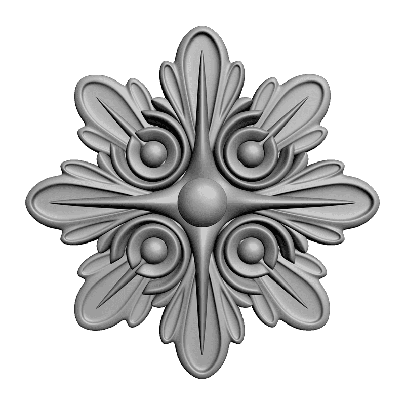 картинка Розетка резная D16-127 3D-STL.COM