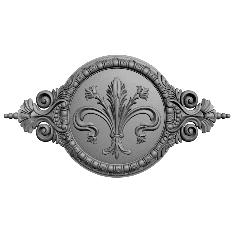 картинка Накладка декоративная D10-230 3D-STL.COM