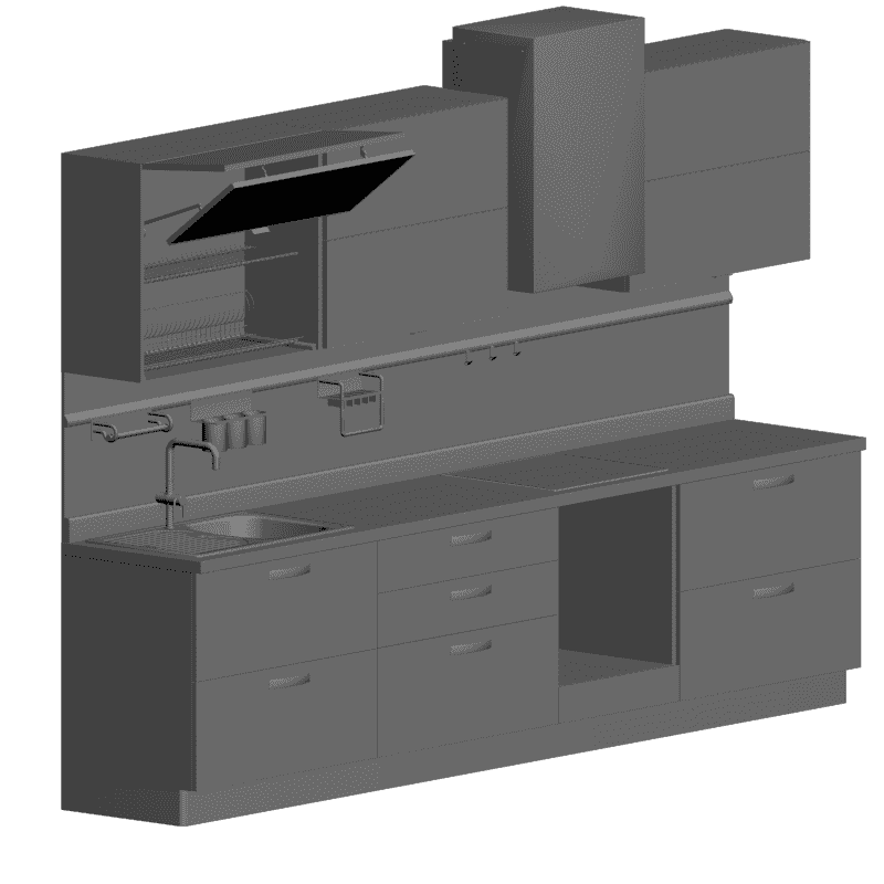 картинка Кухня M5-024 3D-STL.COM