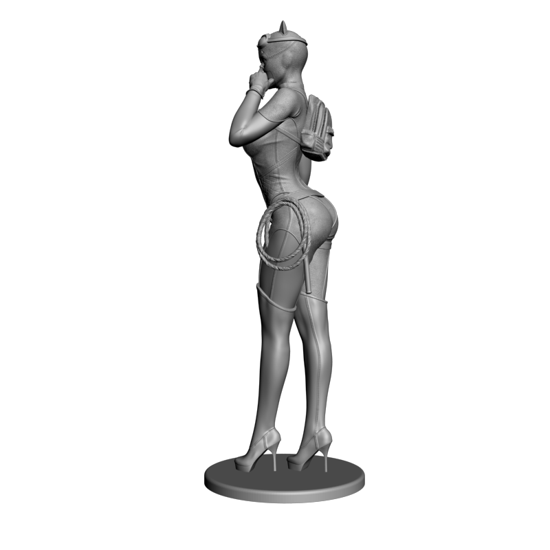 картинка Женщина-кошка L3-325 3D-STL.COM