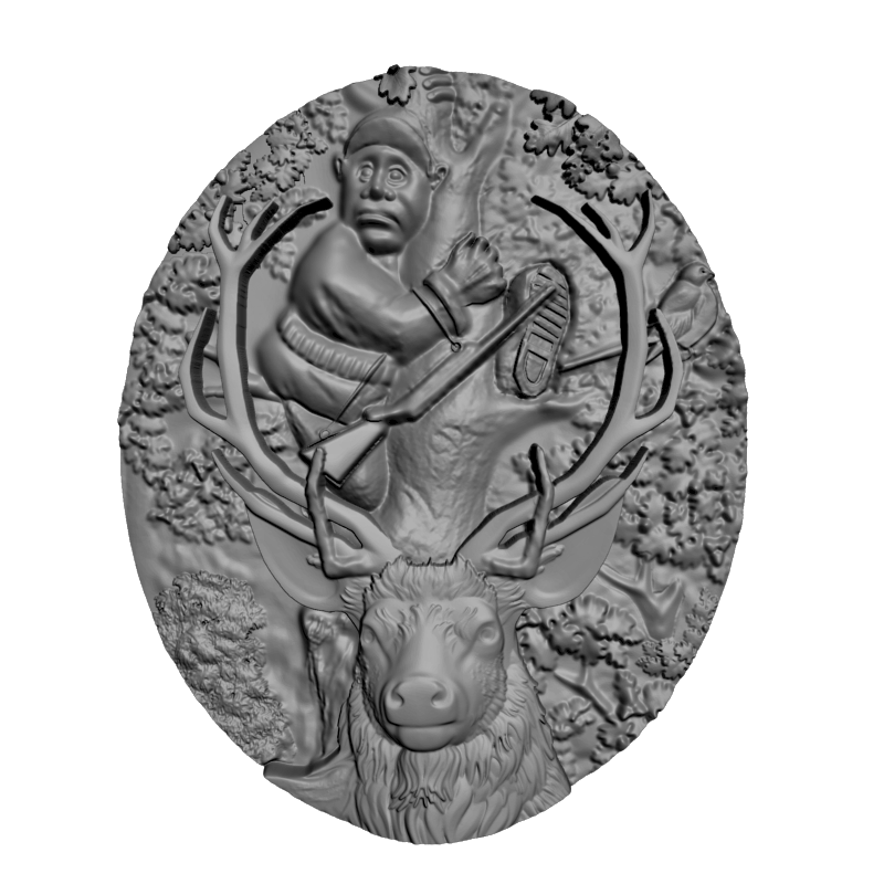 картинка Оберег от оленя P8-010 3D-STL.COM