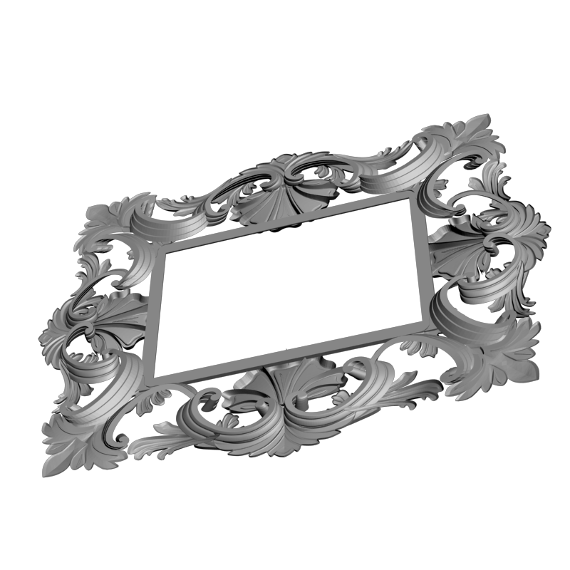 картинка Рамка резная D14-630 3D-STL.COM