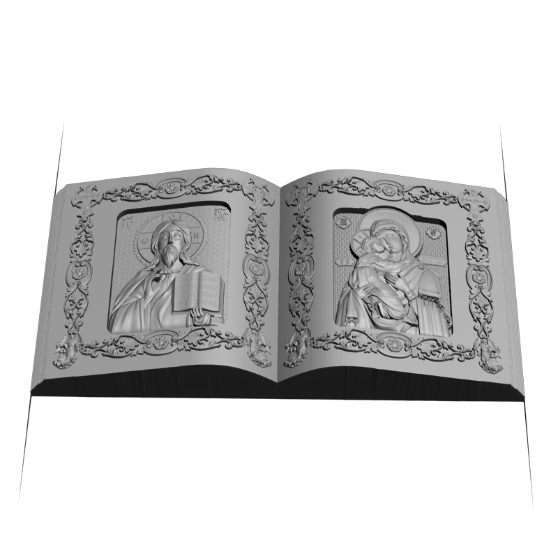 картинка Диптих книга V3-389 3D-STL.COM