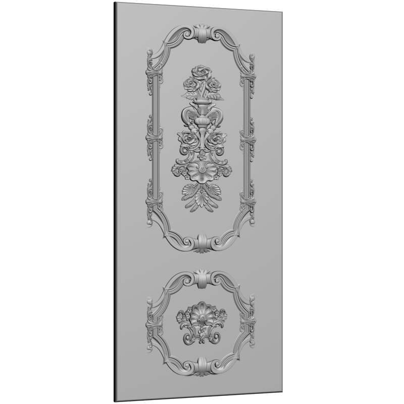 картинка Двери резные H3-081 3D-STL.COM