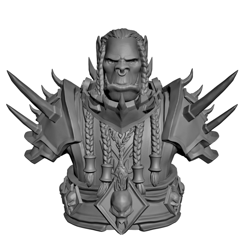 картинка Саурфанг смертоносный бюст PI1-450 3D-STL.COM