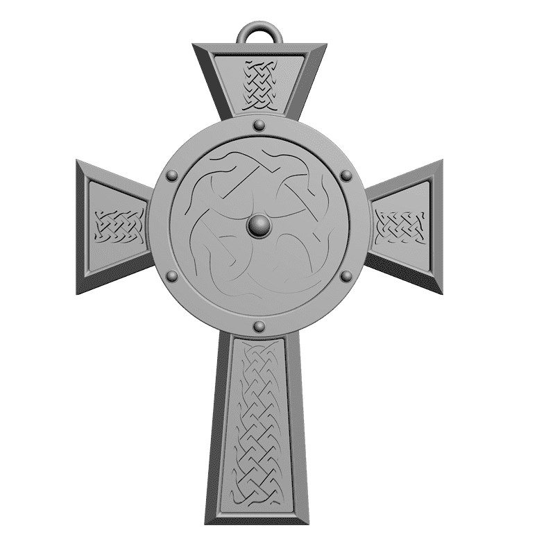 картинка Крестик RY4-050 3D-STL.COM