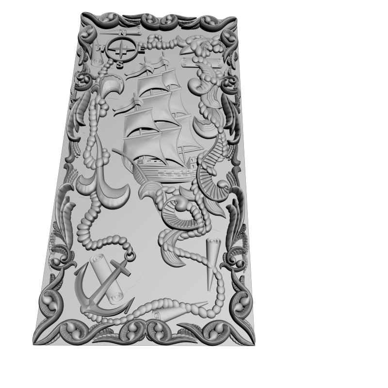 картинка Нарды Корабль PI2-096 3D-STL.COM