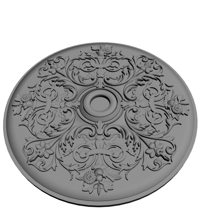 картинка Розетка резная D16-339 3D-STL.COM