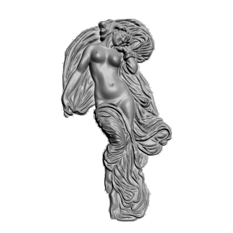 картинка Обнажная богиня L1-128 3D-STL.COM