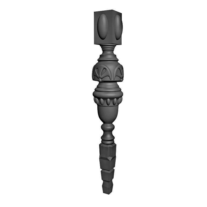 картинка Ножка мебельная M6-102 3D-STL.COM