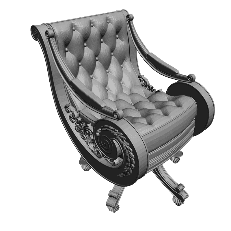 картинка Кресло M3-015 3D-STL.COM