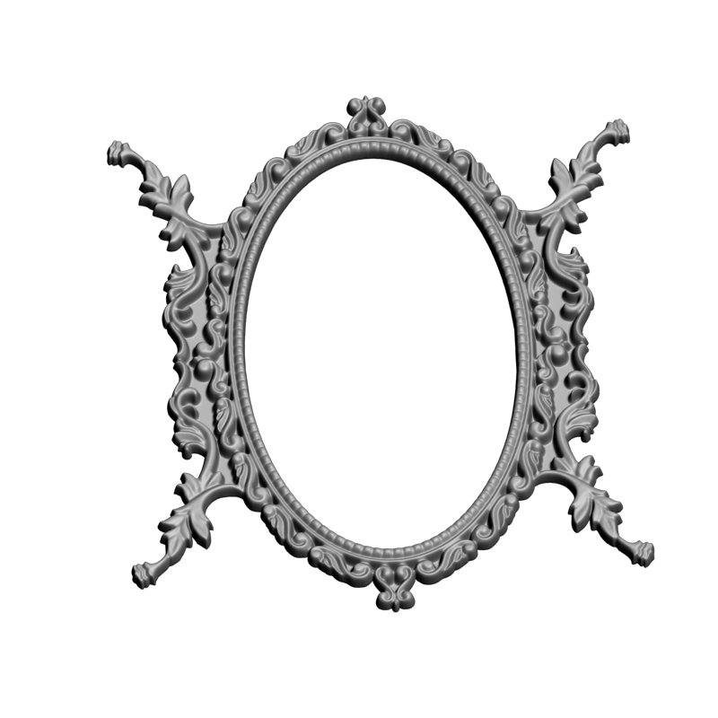 картинка Рама резная D14-537 3D-STL.COM
