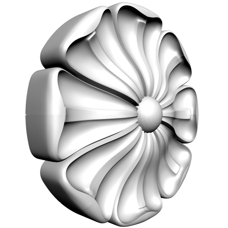 картинка Розетка резная D16-324 3D-STL.COM