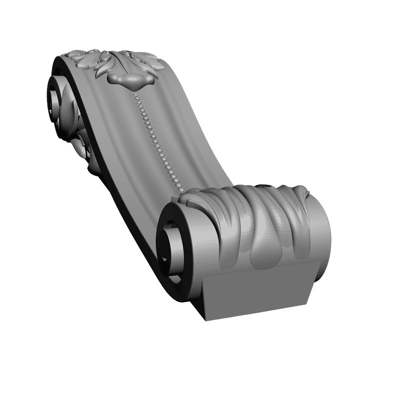 картинка Кронштейн резной D9-143 3D-STL.COM