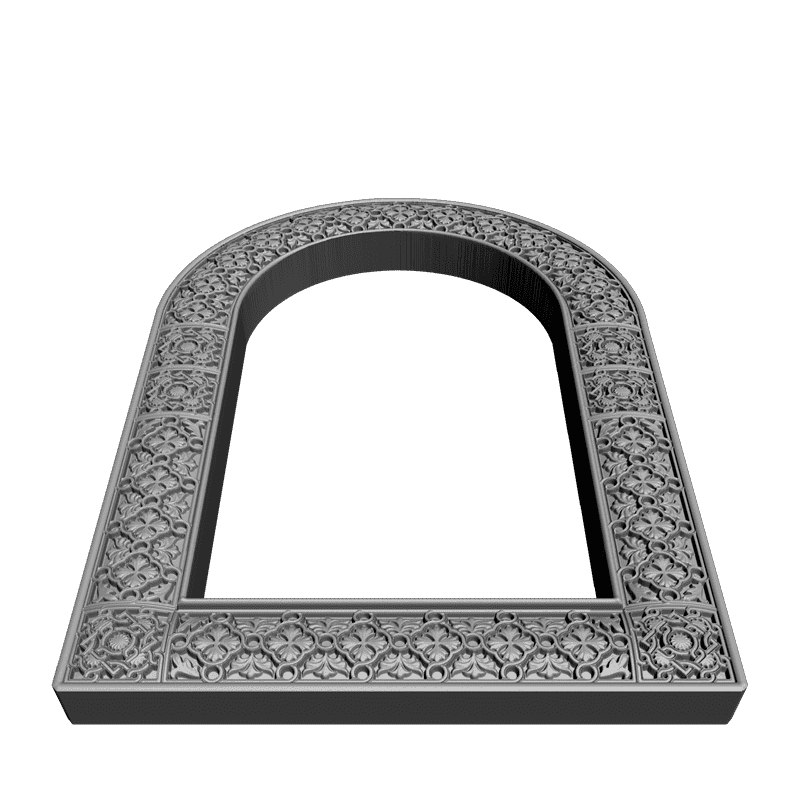 картинка Рамка резная для иконы D14-034 3D-STL.COM