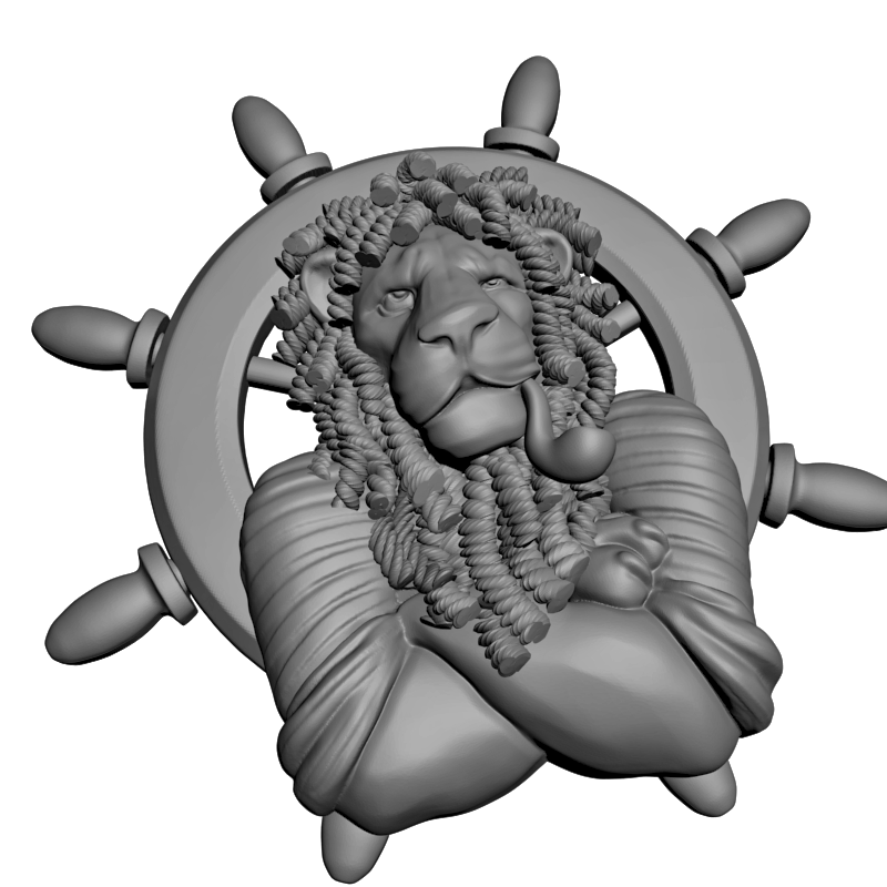 картинка Бонифаций и море PI1-434 3D-STL.COM