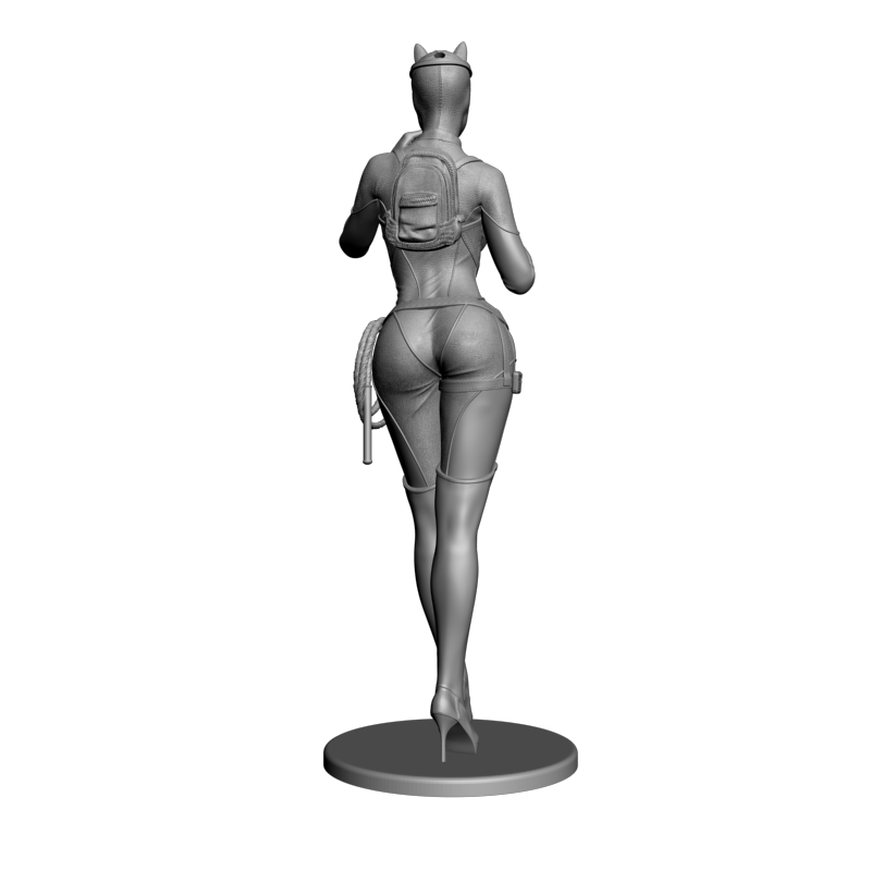 картинка Женщина-кошка L3-325 3D-STL.COM