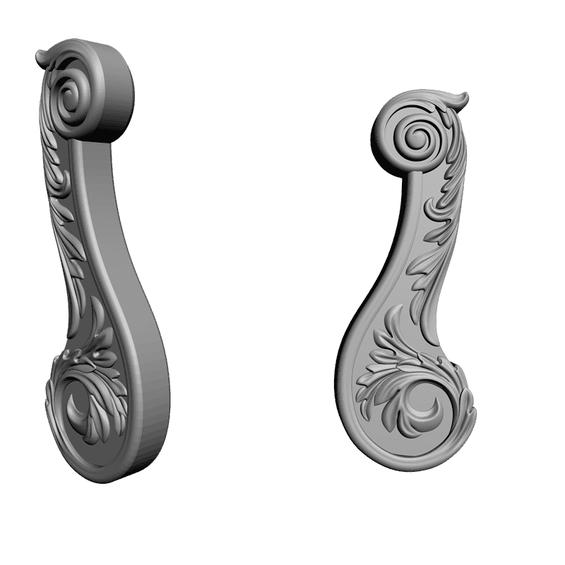 картинка Столб резной D17-044 3D-STL.COM