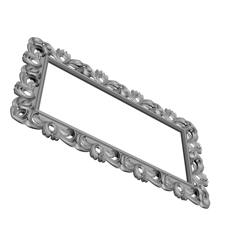 картинка Рамка резная D14-645 3D-STL.COM