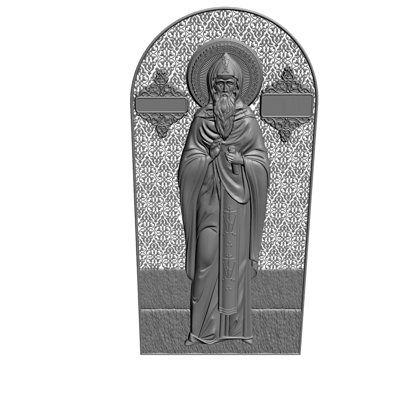картинка Святой Прп. Геннадий Костромской V3-273 3D-STL.COM