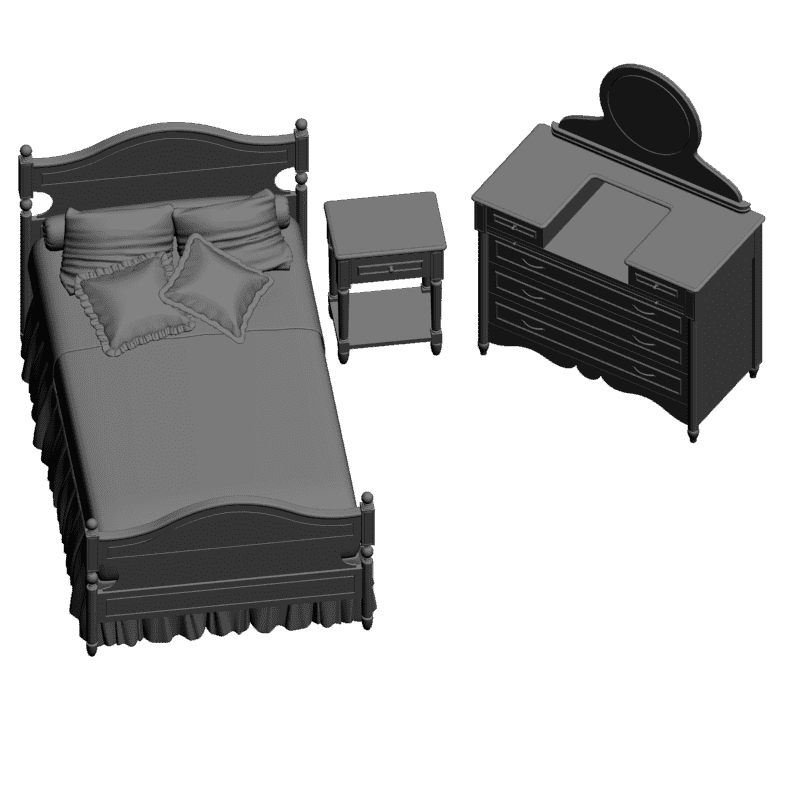 картинка Спальня M4-167 3D-STL.COM