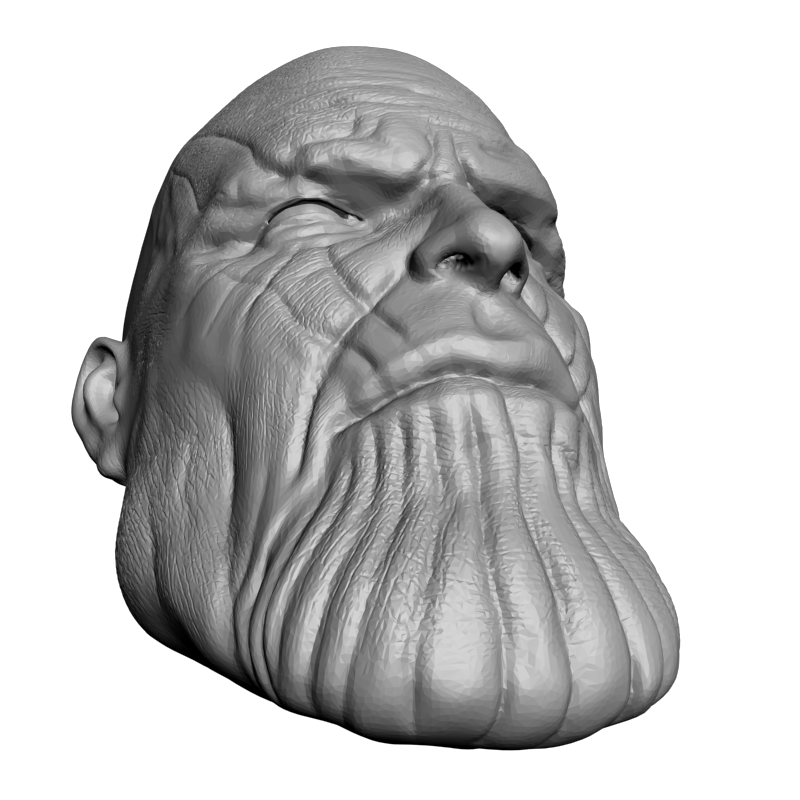 картинка Голова Таноса из Мстителей L5-109 3D-STL.COM