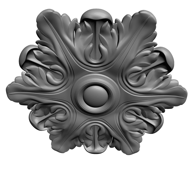 картинка Розетка резная D16-151 3D-STL.COM