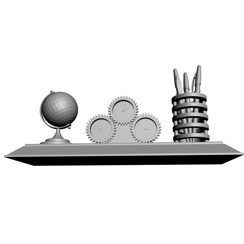 картинка Глобус и карандаши P4-559 3D-STL.COM