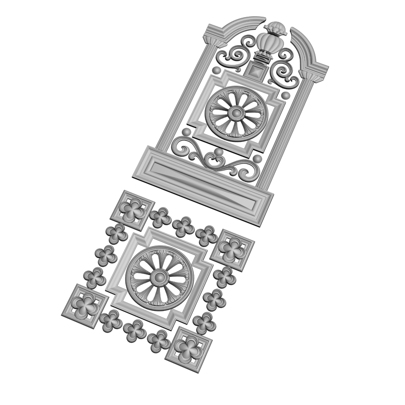 картинка Накладка на двери H3-108 3D-STL.COM