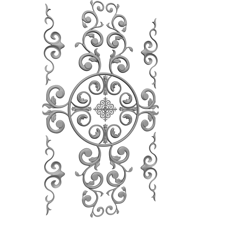 картинка Накладка декоративная D10-204 3D-STL.COM