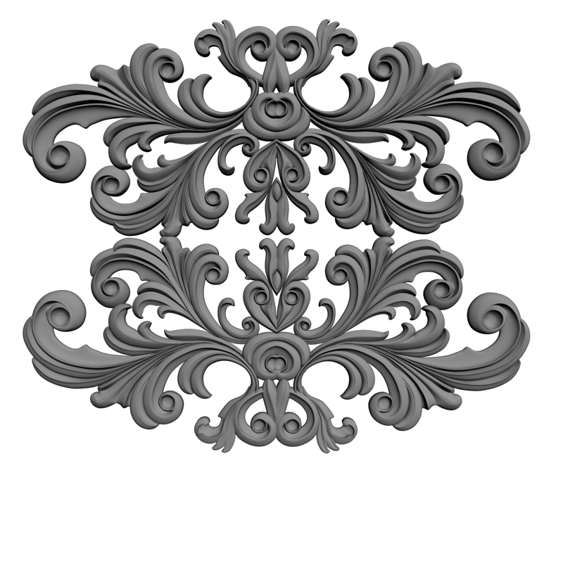 картинка Накладка бабочка D10-328 3D-STL.COM