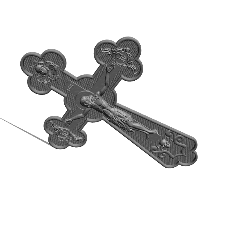 картинка Крестик RY4-031 3D-STL.COM