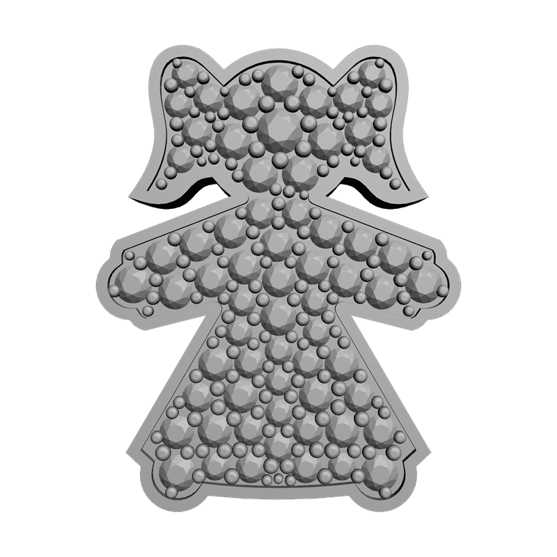 картинка Девочка RY5-037 3D-STL.COM