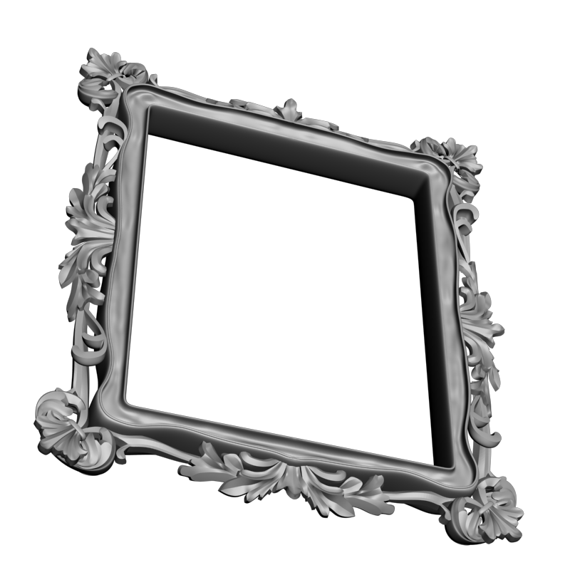 картинка Рама резная D14-545 3D-STL.COM