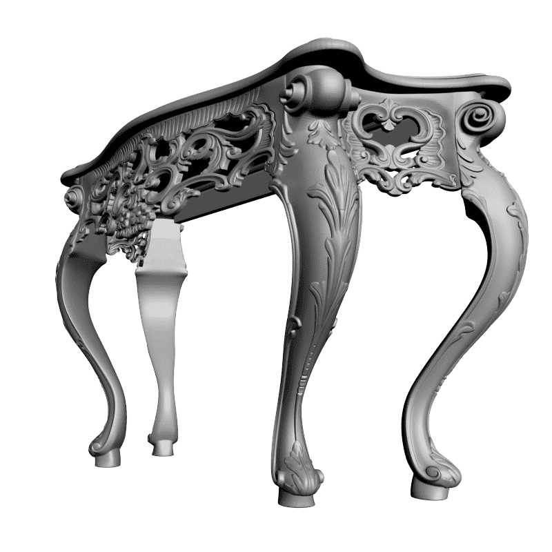 картинка Стол пристенный M8-049 3D-STL.COM
