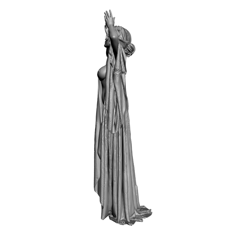 картинка Девочка-Ангел L3-408 3D-STL.COM