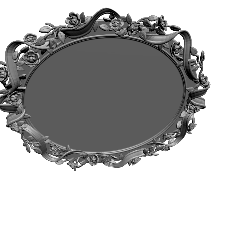 картинка Рамка резная под зеркало D14-676 3D-STL.COM