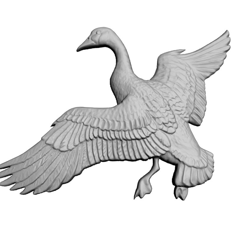 картинка Канадский гусь F3-086 3D-STL.COM