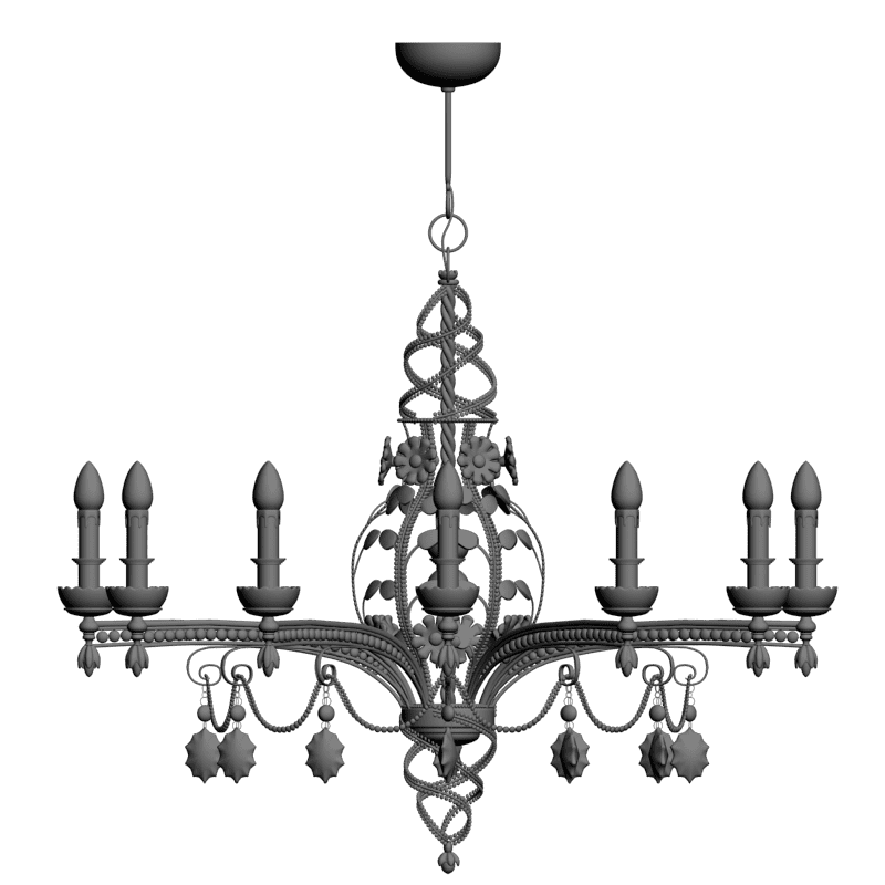 картинка Люстра H6-018 3D-STL.COM