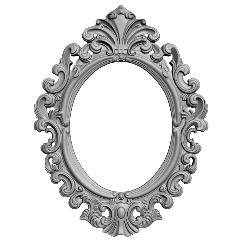 картинка Рамка резная D14-659 3D-STL.COM