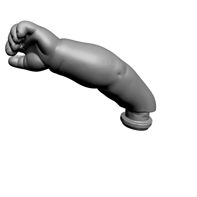 картинка Рука пупсика PI1-381 3D-STL.COM