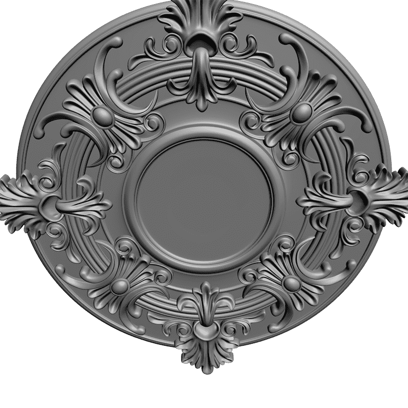 картинка Розетка резная D16-027 3D-STL.COM