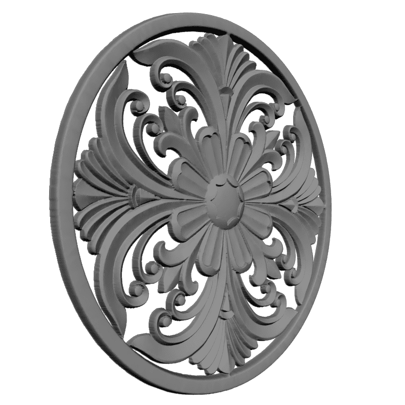 картинка Розетка декоративная D16-269 3D-STL.COM
