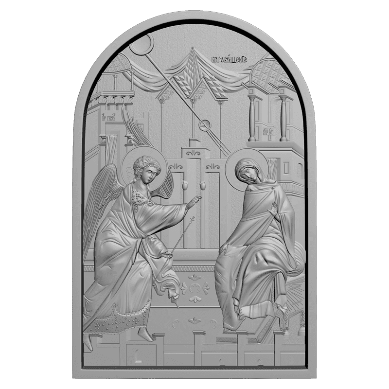 картинка Благовещение Богородицы V3-058 3D-STL.COM