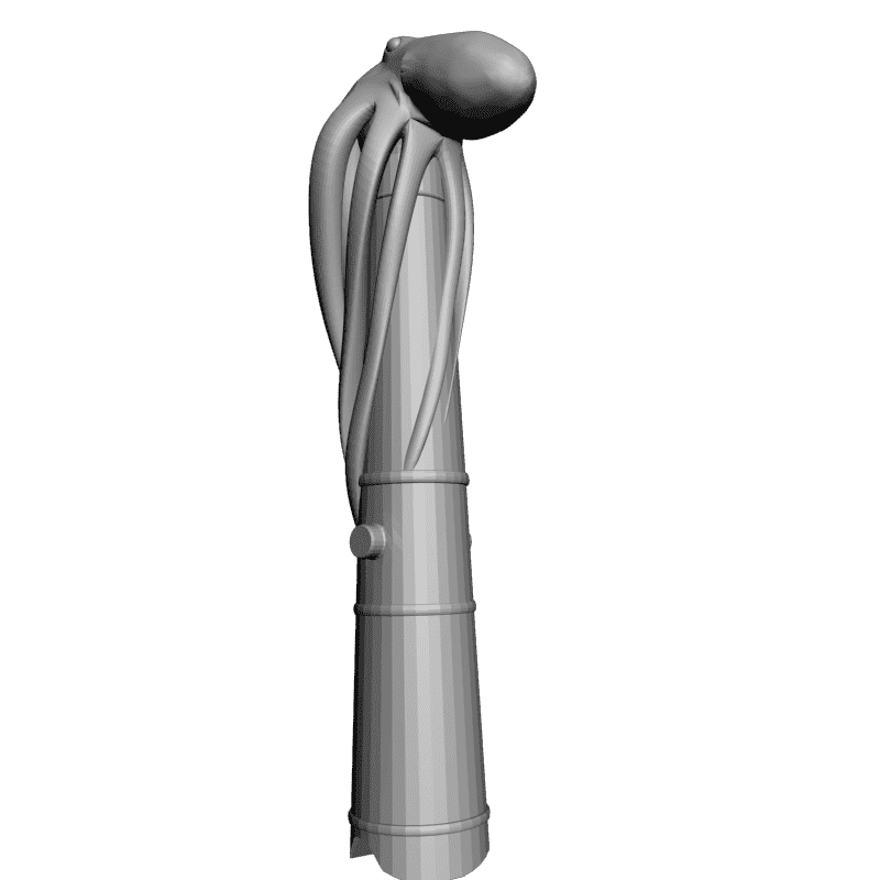 картинка Осьменог Ручка P4-277 3D-STL.COM