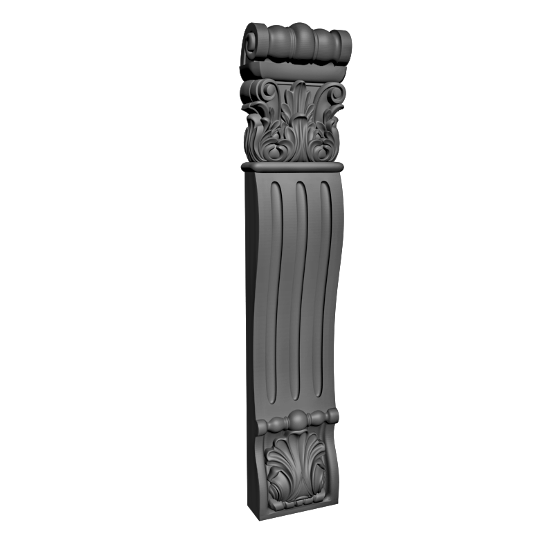картинка Кронштейн резной D9-206 3D-STL.COM