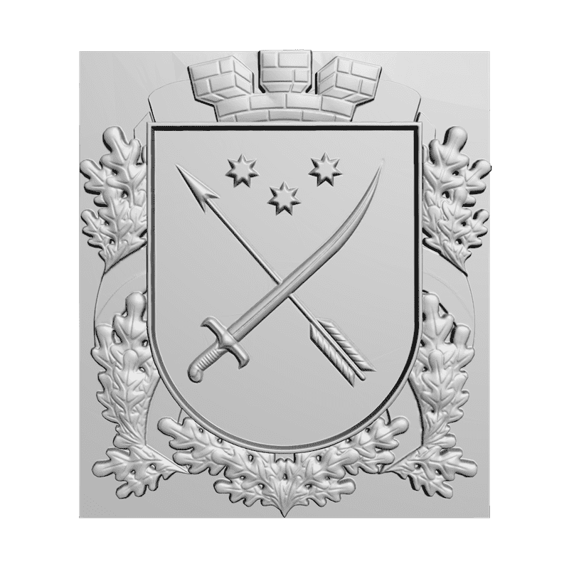 картинка Герб Днепропетровска RG1-047 3D-STL.COM